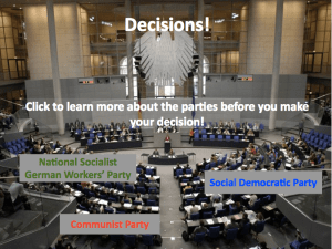 These are the parties that students will examine! They will look at the Party Platforms during the branched simulation.